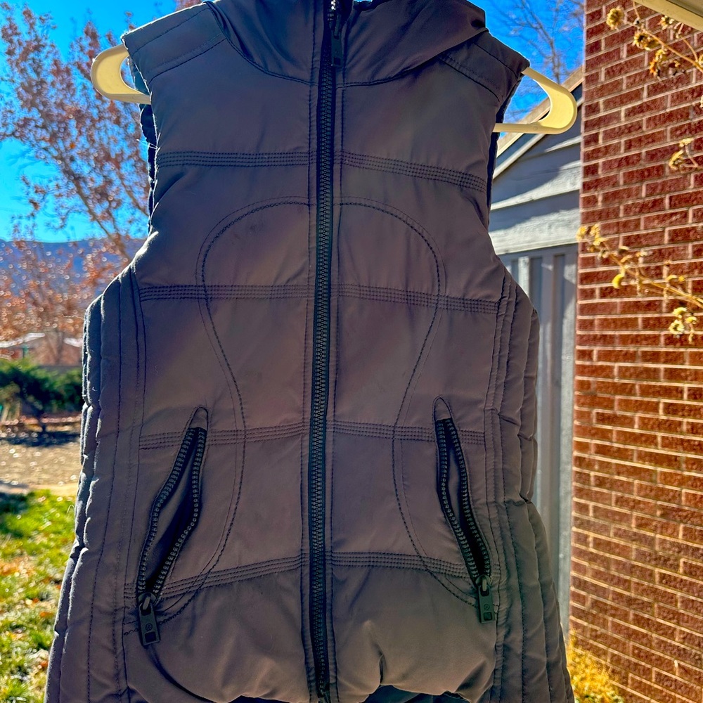 lululemon down hooded vest